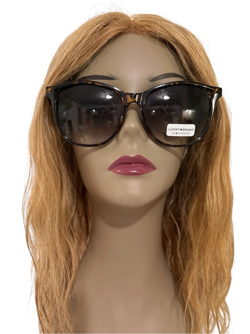 Lucky Brand Women's Tortoiseshell Sunglasses with Brown Gradient Lenses